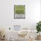 Stupell Industries Green Dotted Pattern Floater Framed Canvas Wall Art Design by Michael Willett